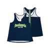 Seattle Seahawks NFL Womens Wordmark Team Stripe Sleeveless Top