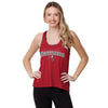 Tampa Bay Buccaneers NFL Womens Wordmark Team Stripe Sleeveless Top