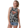 Cincinnati Bengals NFL Womens Script Wordmark Tie-Dye Tie-Breaker Sleeveless Top