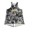 New Orleans Saints NFL Womens Script Wordmark Tie-Dye Tie-Breaker Sleeveless Top