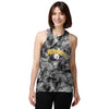 Pittsburgh Steelers NFL Womens Script Wordmark Tie-Dye Tie-Breaker Sleeveless Top