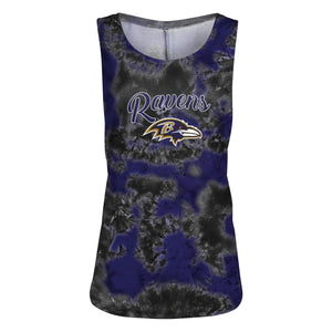Baltimore Ravens NFL Womens To Tie-Dye For Sleeveless Top