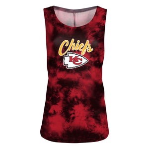 Kansas City Chiefs NFL Womens To Tie-Dye For Sleeveless Top