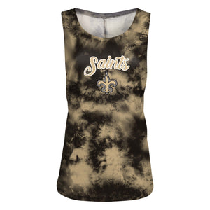New Orleans Saints NFL Womens To Tie-Dye For Sleeveless Top