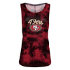 San Francisco 49ers NFL Womens To Tie-Dye For Sleeveless Top