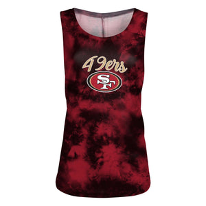 San Francisco 49ers NFL Womens To Tie-Dye For Sleeveless Top