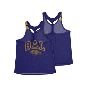 Baltimore Ravens NFL Womens Team Twist Sleeveless Top