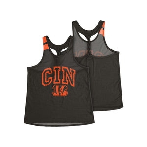 Cincinnati Bengals NFL Womens Team Twist Sleeveless Top
