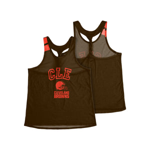 Cleveland Browns NFL Womens Team Twist Sleeveless Top