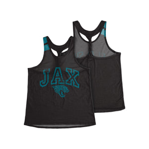 Jacksonville Jaguars NFL Womens Team Twist Sleeveless Top