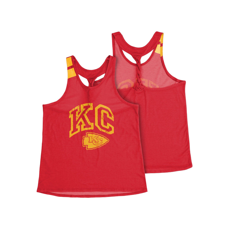 Kansas City Chiefs NFL Womens Team Twist Sleeveless Top