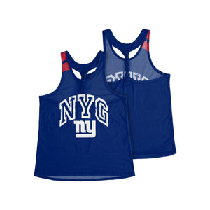New York Giants NFL Womens Team Twist Sleeveless Top