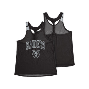 Las Vegas Raiders NFL Womens Team Twist Sleeveless Top