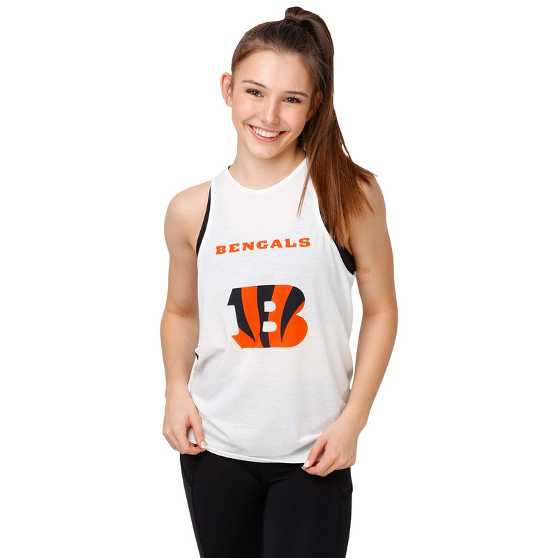 : FOCO Cincinnati Bengals NFL Womens White Stripe