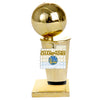 Golden State Warriors 2018 NBA Champions Trophy Paperweight