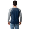 Dallas Cowboys NFL Mens Colorblock Wordmark Raglan T-Shirt