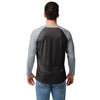 Las Vegas Raiders NFL Mens Colorblock Wordmark Raglan T-Shirt