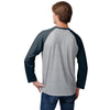 Chicago Bears NFL Mens Gray Big Logo Raglan T-Shirt