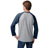 Dallas Cowboys NFL Mens Gray Big Logo Raglan T-Shirt