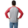 Kansas City Chiefs NFL Mens Gray Big Logo Raglan T-Shirt
