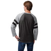 Las Vegas Raiders NFL Mens Team Stripe Wordmark Raglan T-Shirt