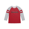 Tampa Bay Buccaneers NFL Mens Team Stripe Wordmark Raglan T-Shirt