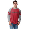 Tampa Bay Buccaneers NFL Mens Team Stripe Wordmark Raglan T-Shirt