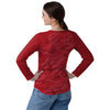 Tampa Bay Buccaneers NFL Womens Wordmark Tonal Camo Raglan T-Shirt