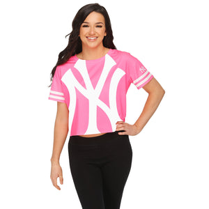 New York Yankees MLB Womens Highlights Crop Top