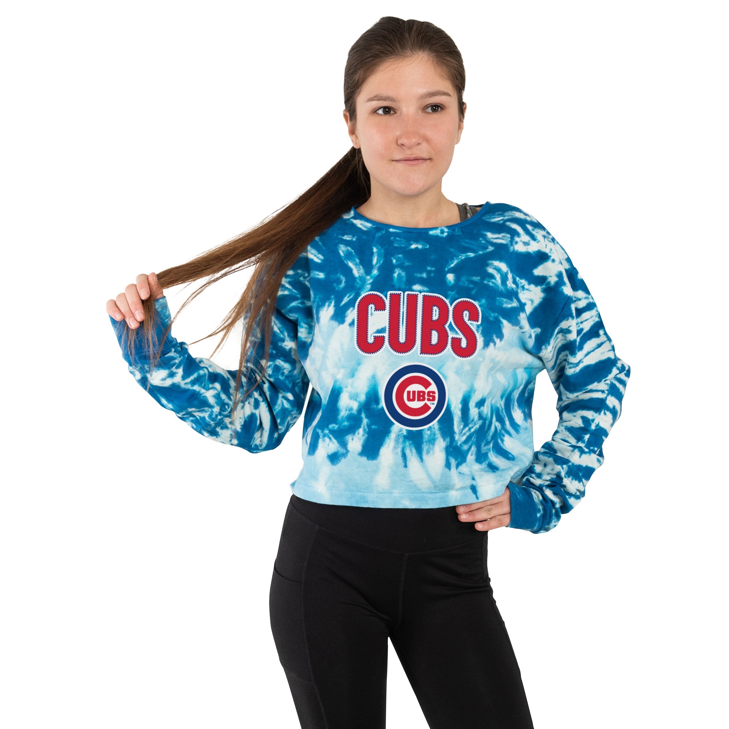 Women's Chicago Cubs Tie-Dye Canvas Shoe