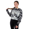 Chicago White Sox MLB Womens Tie-Dye Rush Cropped Sweater