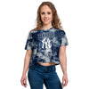 New York Yankees MLB Womens To Tie-Dye For Crop Top