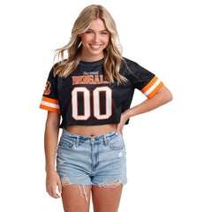 Nfl Cincinnati Bengals Junior Short Sleeve Tie-dye Fashion Crop T