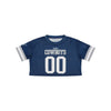 Dallas Cowboys NFL Womens Gameday Mesh Crop Top