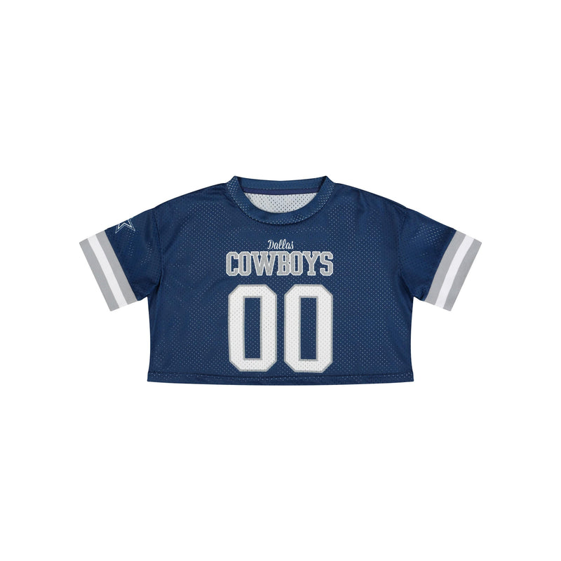 47 Women's Dallas Cowboys Sunday Daze Grey Crop Top