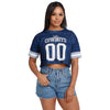 Dallas Cowboys NFL Womens Gameday Mesh Crop Top