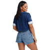 Dallas Cowboys NFL Womens Gameday Mesh Crop Top