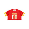 Kansas City Chiefs NFL Womens Gameday Mesh Crop Top