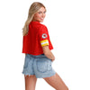 Kansas City Chiefs NFL Womens Gameday Mesh Crop Top