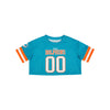 Miami Dolphins NFL Womens Gameday Mesh Crop Top