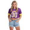 Minnesota Vikings NFL Womens Gameday Mesh Crop Top