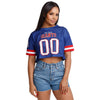 New York Giants NFL Womens Gameday Mesh Crop Top