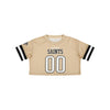 New Orleans Saints NFL Womens Gameday Mesh Crop Top