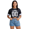 Las Vegas Raiders NFL Womens Gameday Mesh Crop Top