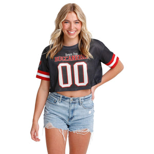 Tampa Bay Buccaneers NFL Womens Gameday Mesh Crop Top