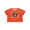 Cincinnati Bengals NFL Womens Alternate Team Color Crop Top