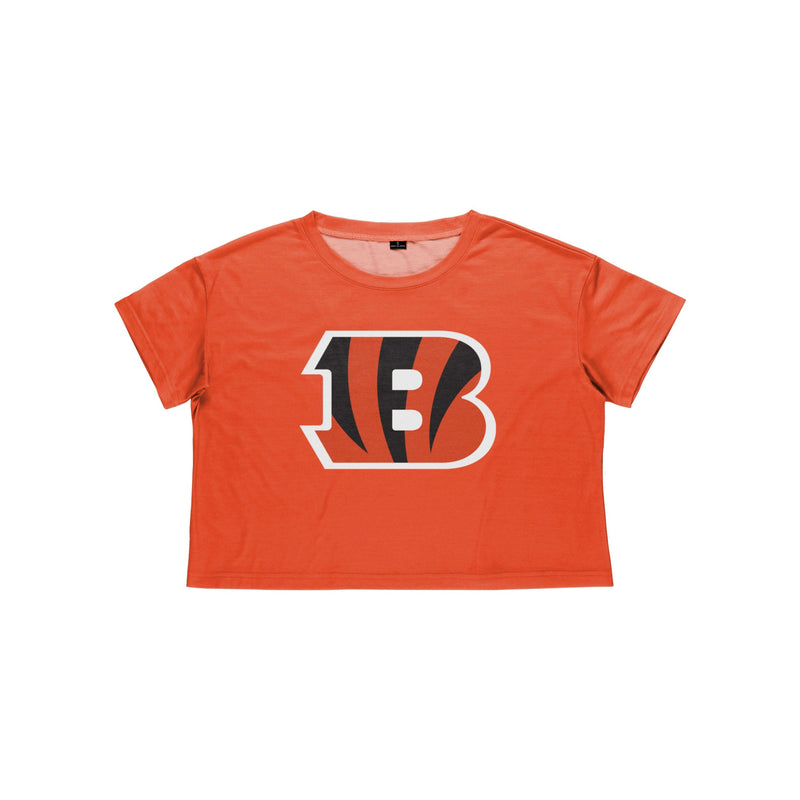 Cincinnati Bengals NFL Womens Alternate Team Color Crop Top