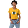 Green Bay Packers NFL Womens Alternate Team Color Crop Top