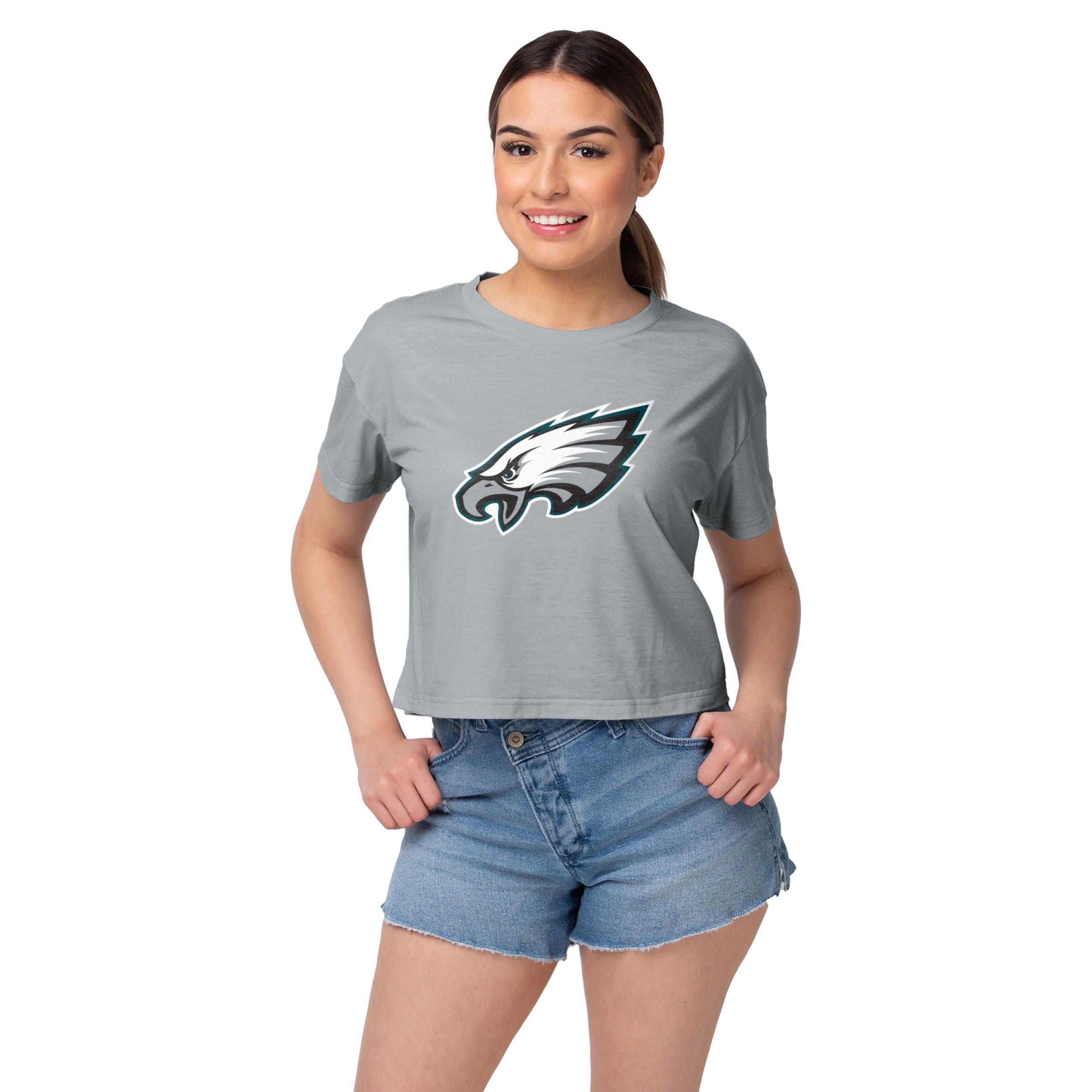 Philadelphia Eagles Cropped Tank Top Eagles Apparel NFL 