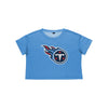 Tennessee Titans NFL Womens Alternate Team Color Crop Top